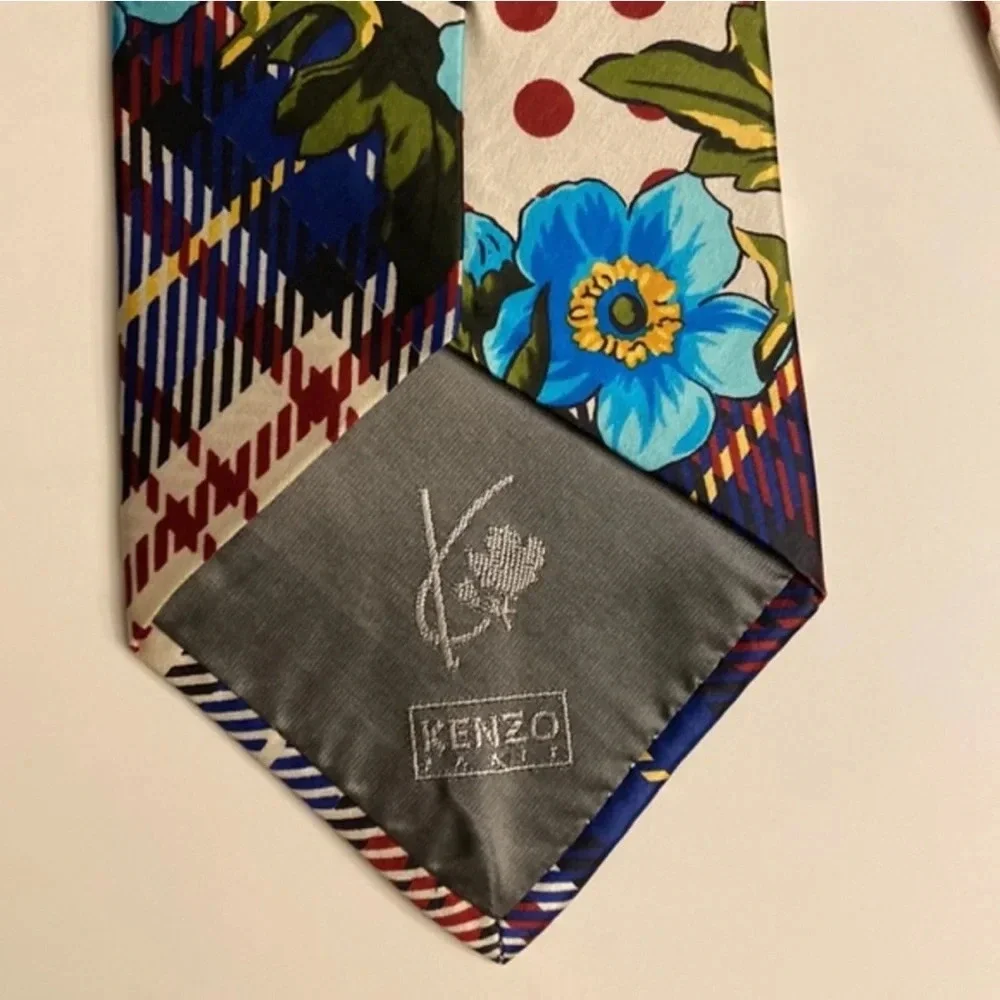 NWT Kenzo Silk Tie New in original packaging